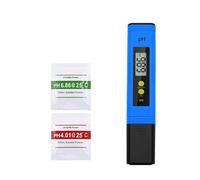 CXDSWAS Kits d'analyse de Sol, Testeur de qualité de l'eau Haute précision 0,01 pH, écran LCD numérique, pla de Mesure, Stylo de Test de pH, adapté aux piscines et Aquariums(Blauw)