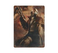 CXEEUDFFN Fallout New Vegas Poster mural en métal Décoration murale 40 x 30 cm