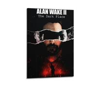 CXEEUDFFN Poster de jeu vidéo d'Alan Wake - Impression sur toile - Impression d'art moderne pour chambre à coucher - 20 x 30 cm