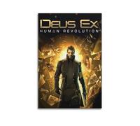 CXEEUDFFN Poster de jeu vidéo Deus Ex Human Revolution - Impression sur toile - Décoration murale moderne pour chambre à coucher - 60 x 90 cm