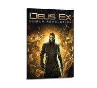 CXEEUDFFN Poster de jeu vidéo Deus Ex Human Revolution - Impression sur toile - Décoration murale moderne pour chambre à coucher - 50 x 75 cm