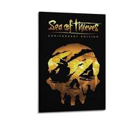 CXEEUDFFN Poster décoratif sur toile Game Sea of Thieves - Impression d'art moderne pour chambre à coucher - 20 x 30 cm