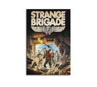 CXEEUDFFN Poster décoratif sur toile représentant un jeu de brigade étrange, poster d'art moderne pour chambre à coucher (30 x 45 cm)