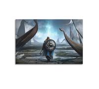 CXEEUDFFN Poster décoratif sur toile Vikings - Impression d'art moderne pour chambre à coucher - 20 x 30 cm