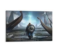 CXEEUDFFN Poster décoratif sur toile Vikings - Impression d'art moderne pour chambre à coucher - 30 x 45 cm