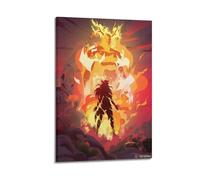 CXEEUDFFN Poster The Legend of Machina - Impression sur toile - Décoration murale moderne pour chambre à coucher - 20 x 30 cm
