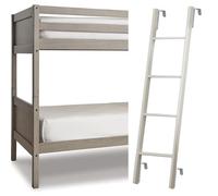CXEGCCUF Échelle de lit superposé en métal pour loft, échelles superposées à 4/5 marches avec Crochets, échelles de Remplacement Multifonctions 45"/51"/55"/59" de Hauteur, échelle de montée