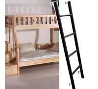 CXEGCCUF Échelles de Remplacement de 45"/51"/55"/59" Échelle de lit Mezzanine antidérapante en métal avec Crochets Échelle de lit superposé de Camping-Car 3/4/5 marches Échelle de lit Super