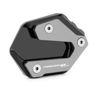 CXEPI Support de Plaque de Support de Béquille Latérale Aluminium Plaque Agrandir Pad de Moto Accessoires pour Yamaha Tracer 9 GT Tracer 9GT 2021 2022 2023 2024