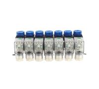 CXFCIHFT Électrovanne pneumatique, 3/2 Voies, Commande intégrée, Sorties Multiples avec Barre Omnibus, 12 V/24 V, CA 110 V/220 V, 3V1-06-NC(DC24V 4mm Fittings)