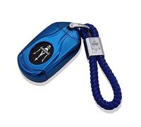 CXFFB Étui à Clés de Voiture pour Maserati Levante Ghibli Quattroporte Souple étui à Clés Couverture Premium Coque de Protection en TPU Auto Emblème Accessoires,A