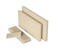 CXGBQSJ 3Pcs Feuille en Plastique ABS Surface Lisse Solide Durable Thermoplastique pour Bricolage Électronique Modèles Artisanat Industriel Applications Techniques,3mm