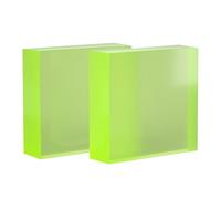 CXGBQSJ Feuille Bloc en PU Polyuréthane Caoutchouc, Coussin en Plastique Haute Résistance pour Plaques D'outillage, Réduction du Bruit Et Entretoises Industrielles,80 * 80 * 50mm/1pcs