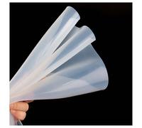 CXGBQSJ Feuille De Caoutchouc De Silicone 2 Pièces 50X50mm Tampon en Caoutchouc Solide Isolation pour Joint D'étanchéité Coupe-Froid, Épaisseur,5mm