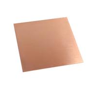 CXGBQSJ Feuille De Cuivre Épaisseur 2 Mm avec Film Fixé Plaque De Cuivre Métallique pour L'artisanat Réparation Industrie Électrique, Longueur X Largeur,60x60mm