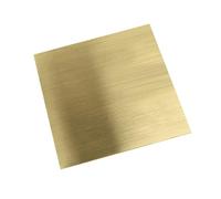 CXGBQSJ Feuille De Laiton Épaisseur 0,6 Mm Facile À Traiter H62 Plaques De Laiton pour L'artisanat Réparations Électriques Industrie, Longueur X Largeur,300x300mm