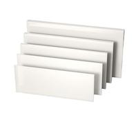 CXGBQSJ Feuille Plastique ABS Plate Rigide 500x500mm Panneau Thermoplastique Lisse Découpable pour Bricolage Modélisme Affichage Projets d'Ingénierie,3mm