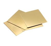CXGBQSJ Feuilles De Laiton 4 Pièces Épaisseur 0,2 Mm Utilisation Durable pour L'artisanat Réparations Électriques Industrie, Longueur X Largeur,50x50mm