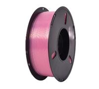 CXGBQSJ Filament PLA 1.75mm pour Imprimante 3D Bioplastique Écologique Diamètre Constant Faible Odeur Facile à Imprimer pour Modèles Éducatifs,Semi Transparent Pink
