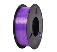CXGBQSJ Filament PLA 1.75mm pour Imprimante 3D Bioplastique Écologique Diamètre Constant Faible Odeur Facile à Imprimer pour Modèles Éducatifs,Semi Transparent Purple