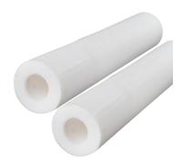 CXGBQSJ Tubes Creux Pom 500mm Longueur (Lot de 2), Barres en Plastique Usinable pour Support Structurel, Tournage et Prototypage,15mm*8mm