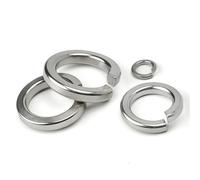 Cxiang-Rondelles d'arrêt M1.6 M2 M2.5 M4 M5 M6 M8 M10 M12- M33 304 Stainless Steel Spring Split Lock Washer Elastic Gasket Corrosion et durable(M5 (300pcs))