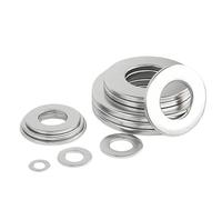 Cxiang-Rondelles d'arrêt M1.6- M22 304 Stainless Steel Sealing Flat Washer Metal Plain Gaskets Meson Shim, Corrosion et durable(M10x20x1.2 x10pcs)