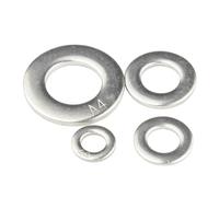 Cxiang-Rondelles d'arrêt M2 M2.5 M3 M4 M5 M6 M8 M10 M12 M14~M24 316 Stainless Steel Gasket Ultra Thin Flat Wafer Washer, Corrosion et durable(M5x10x1.0-50pcs)
