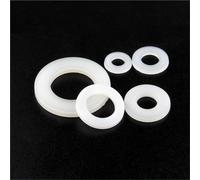 Cxiang-Rondelles d'arrêt M2 M2.5 M3 M4 M5 M6 M8 M10 M12~ M24 White/Black Plastic Nylon Flat Washer Plane Spacer Insulation Gasket, Corrosion et durable(White,M3x20x1 x50pcs)