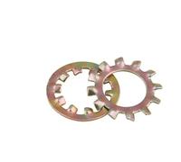 Cxiang-Rondelles d'arrêt M3-M12 Toothed Gasket Lock Washer External Teeth Lock Washer Internal Toothed Shakeproof Washers, Corrosion et durable(Inner teeth,M3 (100pcs))