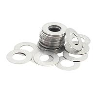 Cxiang-Rondelles d'arrêt M3 M4 M5 M6 M7 M8 M9 M10-M30 Stainless Steel Ultra Thin Flat Precision Adjusting Washer, Corrosion et durable(M10x12 (20pcs),0.1mm Thickness)