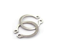 Cxiang-Rondelles d'arrêt M6 M8 M9 M10 M12 M13 M14 M15 M16 304 Stainless Steel Bearing C Type External Circlip Shaft Retaining Snap Ring Washer, Corrosion et durable(20pcs M15)