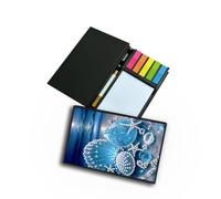 Cxinlky Diamond Art Painting Bloc mémo, Bloc mémo de Diamond Art avec 110 feuilles blanches, stylo à bille et 125 notes adhésives, Bloc mémo pour la maison, bureau - 01 - Housse