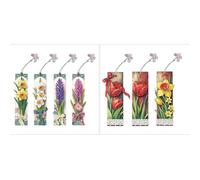 CXINLky Diamond Art Painting Lot de 7 marque-pages de peinture diamant avec pendentif papillon, peinture diamant 5D, pour cadeaux de remise de diplôme