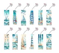 CXINLky Marque-page Diamond Art Painting - Marque-page avec pendentif papillon - Ensemble de marque-pages en diamant pour la famille, les amis, le lecteur - 12 phares