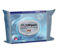 ICF | CLX Lingette Chien | Lingettes Nettoyantes, Assainissantes et Hydratantes pour Chien et Chat | Nettoyage quotidien des pattes, des plis cutanés, et des espaces interdigités | 40 lingettes