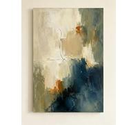 CXLLSDP Impression sur toile d'art minimaliste moderne, peinture murale abstraite neutre, affiche, décoration pour salon ou couloir (80x120cm/sans cadre)