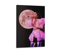 CXMAKNZ Affiches Applicable à Ariana Grande Meilleures Tenues Toile Peinture à l'huile Peinture Décorative Art Poster Suspendu Peinture Maison Salon Chambre Salle à Manger Mur 30 x 45 cm Style Cadre