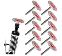 CXML&DASHE Lot de 10 mini lames de scie diamant pour sculpture sur pierre 40 mm, disque de scie diamant pour granit, marbre, céramique, porcelaine, carrelage