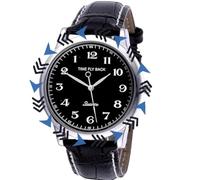CXML&DASHE Montre Anti-Horaire Personnalisée - Chiffres Inversés & Mécanisme Quartz Rétrograde, Mouvement À l'envers Unique pour Hommes et Femmes (Montre Novelty Exceptionnelle)