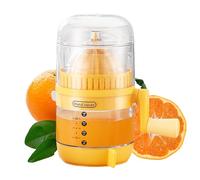 Cxqbsmy Presse-agrumes, manuel, 2 en 1, avec couvercle et poignée, pour citron, orange, pamplemousse et agrumes, manuel