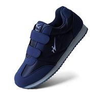 CXQWAN Chaussures de Sport pour Les Personnes âgées, Baskets Ajustables Chaussures de Marche pour Les Personnes âgées Sécurité antidérapante pour Les Chaussures gonflées,Blue,39