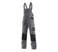 CXS Pantalon de Travail Krystof pour Homme avec Poches genouillères - très Robuste Pantalon de Travail Robuste avec Bretelles Pantalons de Jardin Cargo Salopettes de Travail (54)