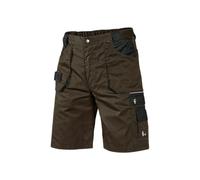 CXS Short de Travail pour Homme Professional - Shorts Très Durables Pantalon de Travail Pantalon de Jardin Garage Short de Jardin (58, Marron - Noir)