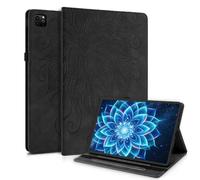 CXTCASE Coque pour iPad Pro 12.9 Pouces 2022/2021/2020/2018 (6./5./4./3.Generation), Étui de Protection Anti-Chute, Housse de Protection avec Porte-Stylet, Noir