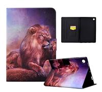 CXTCASE Coque pour Samsung Galaxy Tab A9 2023 (SM-X110/SM-X115) 8.7",Étui Housse Galaxy Tab A9 2023,Coque de Protection avec Support Fonction pour Samsung Galaxy Tab A9,Roi Lion