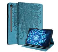 CXTCASE Coque pour Samsung Galaxy Tab S10 Lite/ S10 FE 10.9" 2025/ S9 FE 10.9" /S9 11 Pouces, Étui de Protection Anti-Chute, Housse de Protection avec Porte-Stylet, Bleu Lac