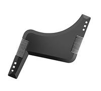 CXtech Peigne Pochoir Barbe Homme, Traceur de Contour, Peigne Guide Barbe, Rasage Manuel Homme Gabarit de Coupe pour des Lignes Parfaites et la Symétrie, Barber Tools