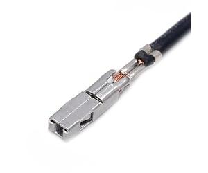 CXVFY Connecteur de fil électrique Fci, borne à sertir Tyco, 1.5MM, mâle et femelle, broches amples avec câble (Color : Female, Size : 10 Pcs)