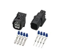 CXVFY Jeu de fiches mâles et femelles noires à 4 broches, 1/5/10/10/20/50, 1.0mm, compatibles avec les connecteurs étanches automobiles 6188-4776 6189-7039(4p female male,5 SETS_4P)
